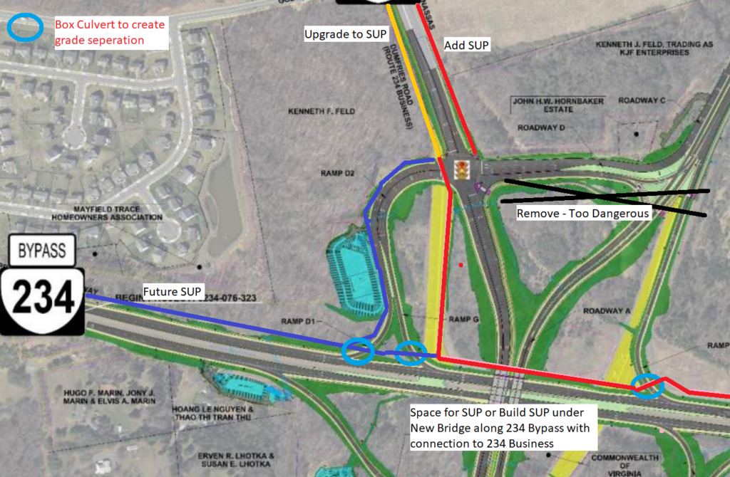 While Better, The Revised Design Of The Route 234-brentsville Road 